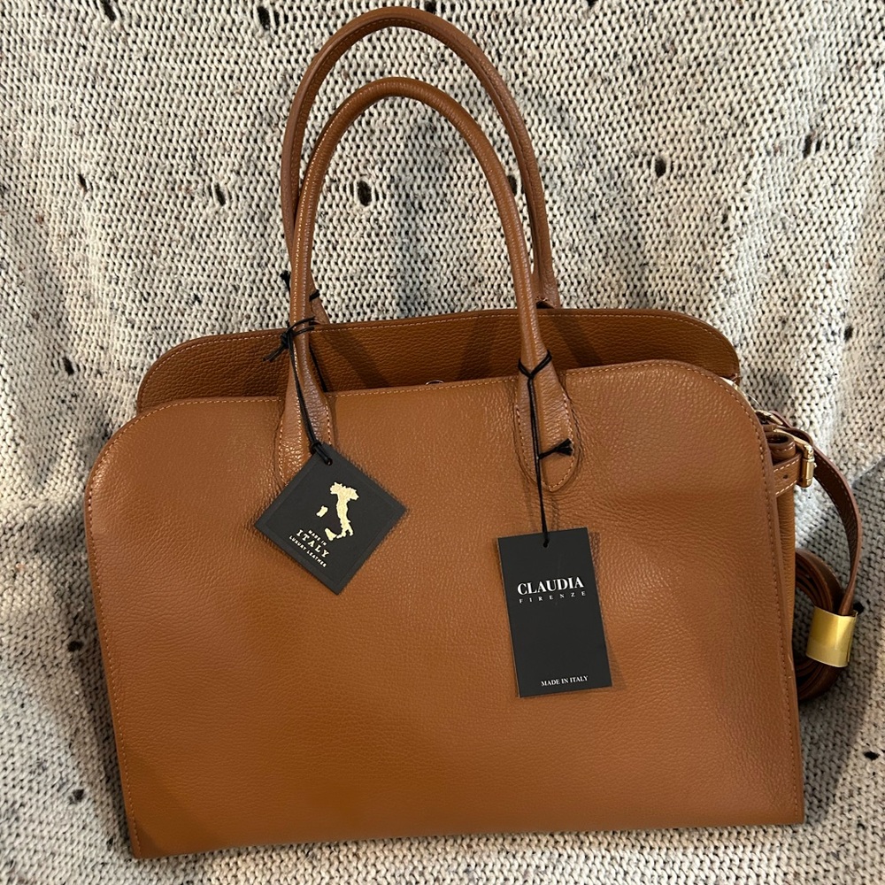Claudia Firenze Tan Leather Handbag